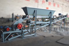 2PGY1200x800鵝卵石液壓對輥制砂機發(fā)往重慶