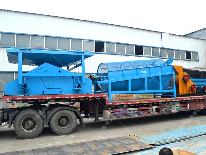 SCF88雙級破碎機,篩分機生產線發貨圖片_發往甘肅武威_破碎紅土