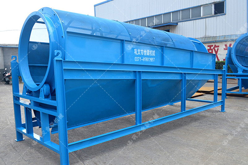 滾筒篩分機-無軸篩砂機-小型滾筒篩沙機價格-圖紙圖片-規格型號