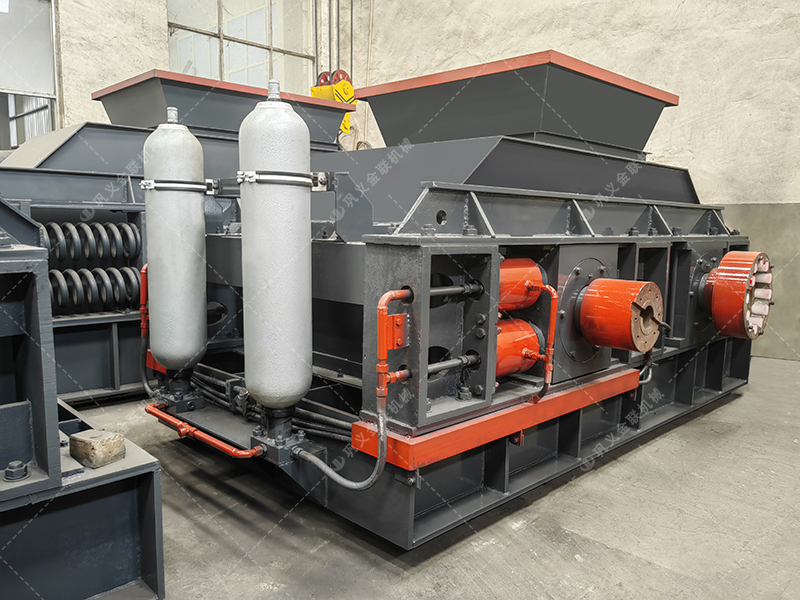 時產80-100噸液壓對輥破碎機用哪個型號，多少錢一臺？